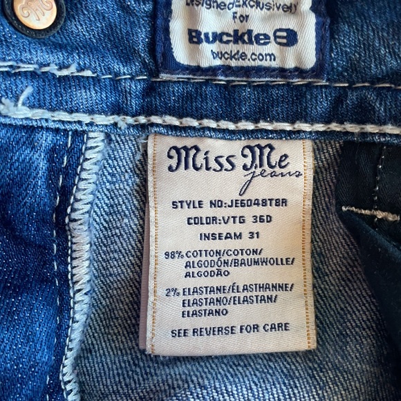 Miss Me Jeans Straight- JE6048T8R - Picture 4 of 5